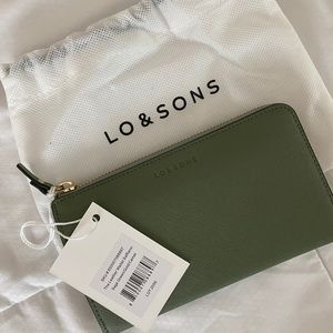 Lo & Sons The Leather Wallet - Sage